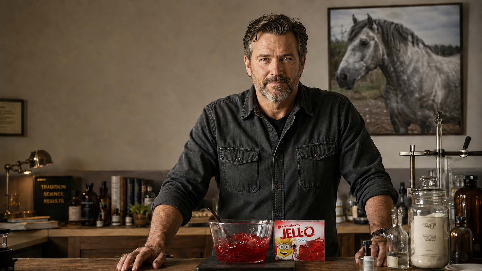 The gelatin horse trick everyone is talking about
